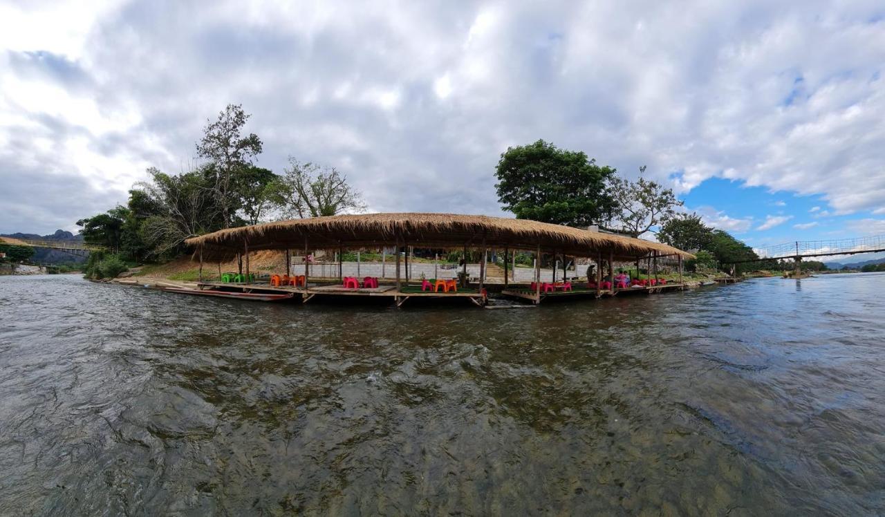 Pasanchai Bungalow Vang Vieng Luaran gambar