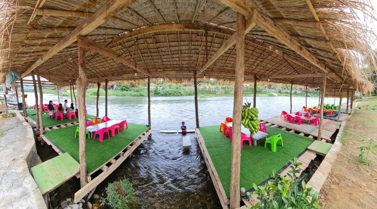 Pasanchai Bungalow Vang Vieng Luaran gambar