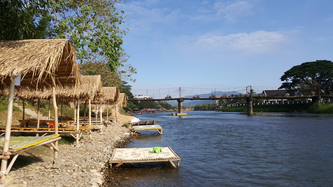 Pasanchai Bungalow Vang Vieng Luaran gambar